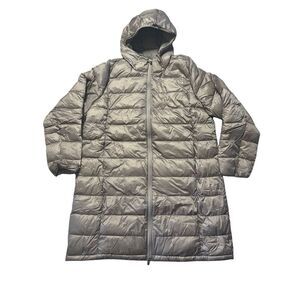 Athleta Women's  Water Repellent Full Zip Aire Puffer Parka Size XL NWT